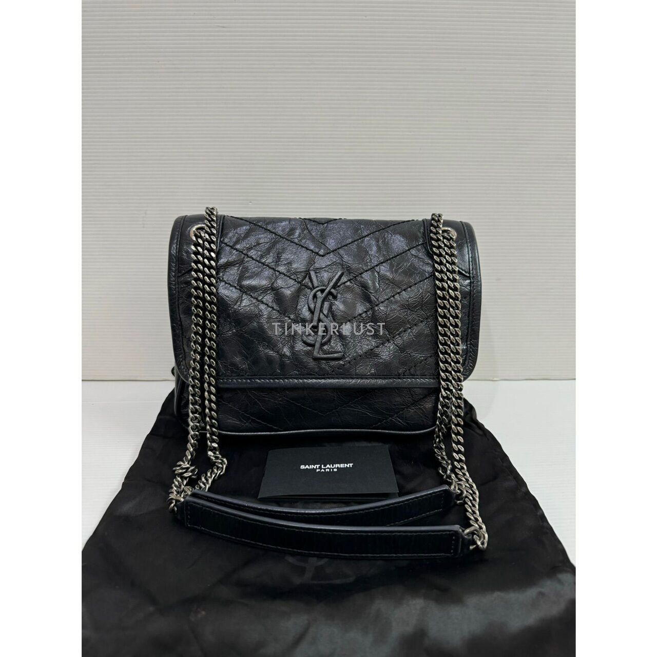tas shoulder-bag Saint Laurent Niki BB Black RHW 2018